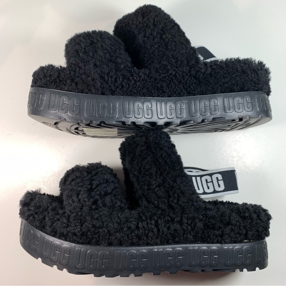 UGG Oh Fluffita Black Slide NWOB - Picture 2 of 5